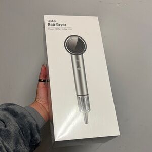 Silver Hair Dryer